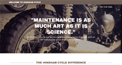 Desktop Screenshot of hinghamcycle.com