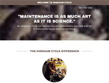 Tablet Screenshot of hinghamcycle.com